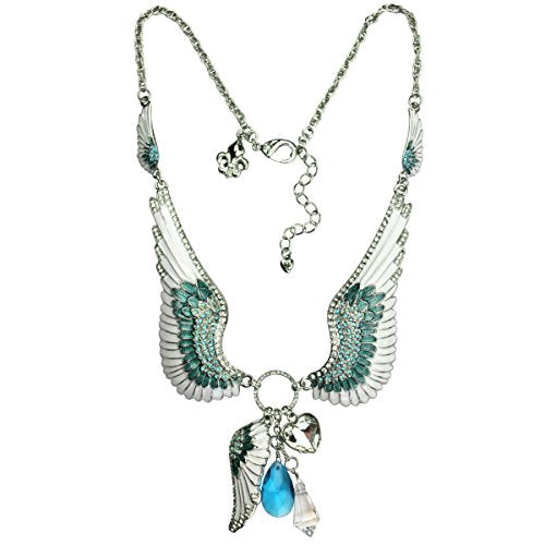 "Angels Among Us" Charm Necklace - Angel Wings Jewelry
