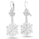 Winter Snowflake Dangle Earrings | Snowflake Earrings