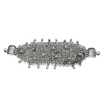 Tabra Jewelry 925 Silver Handmade Mesh Bracelet Connector Chain CBR35-6.25 (Med)