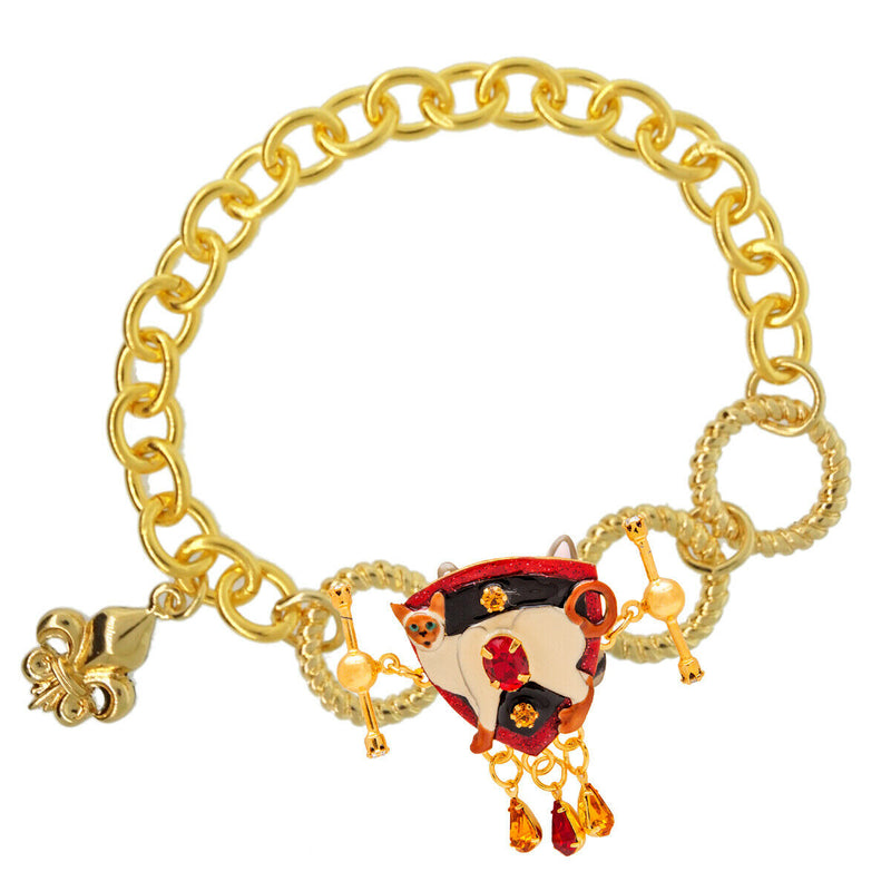Siamese Cat Link Charm - Lunch At The Ritz Charms - Bracelets Chain