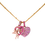 Cupid"s Love Rose Heart Enhancer Charm
