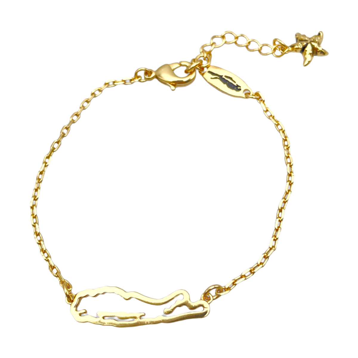 LONG ISLAND SILHOUETTE BRACELET-GOLD