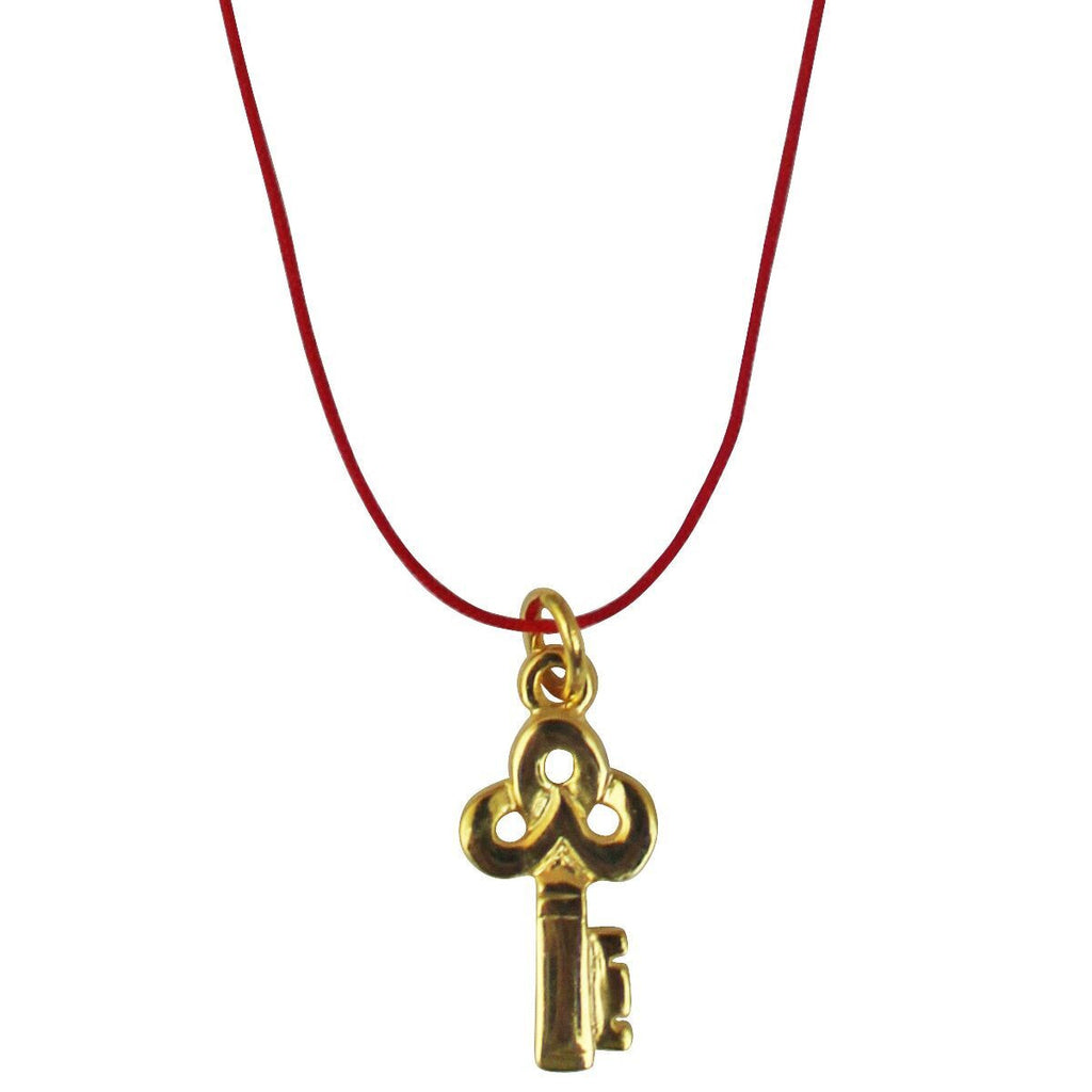 Key Charm Pendant Necklace - Necklace Jewelry