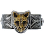 Tabra Jewelry - Bronze Jaguar Onyx Cuff Bracelet