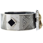 Tabra Jewelry - Bronze Jaguar Onyx Cuff Bracelet - Right Side