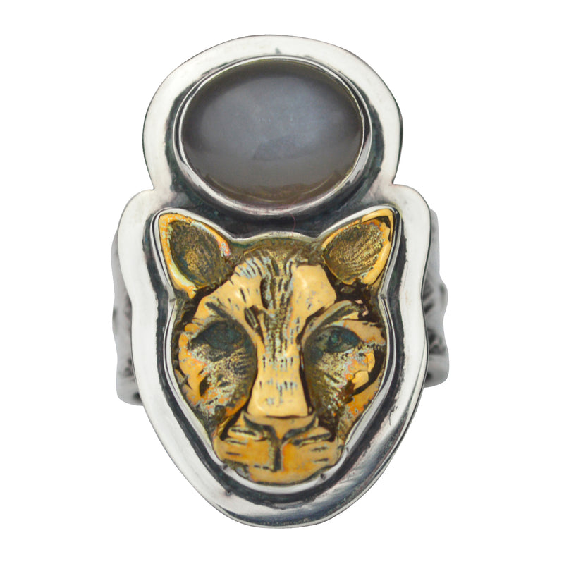 Tabra Jewelry Jaguar Moonstone Ring - Tabra Rings