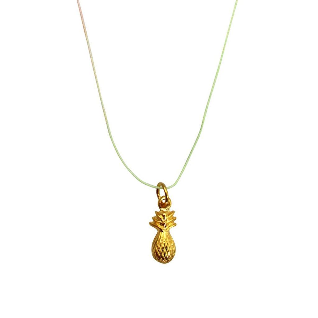 Pineapple Charm Pendant Necklace - Necklace For Women