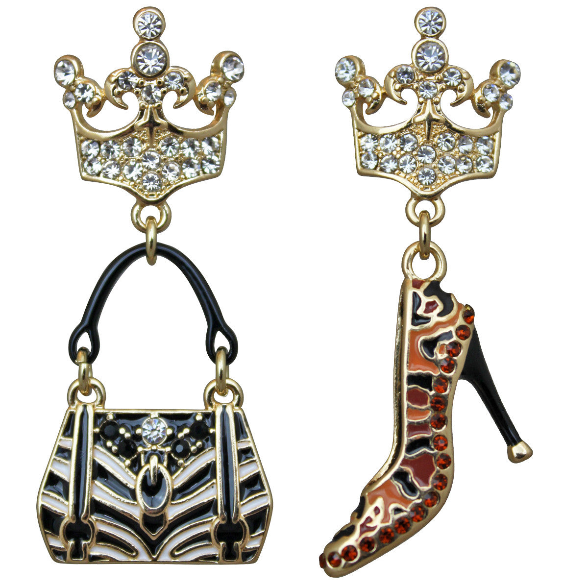 Purse and Shoe Shopping Accessories Jewelry Earrings