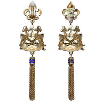 Princess Kitty Royal Tassel Earrings For Women | Back Side