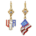 American Flag Earrings For Women - American Earrings