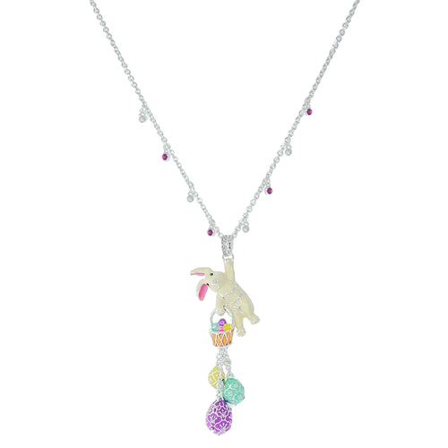 Adorable Easter Bunny Basket Necklace