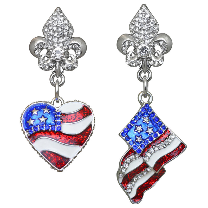 American Flag Earrings For Women - American Flag Jewelry