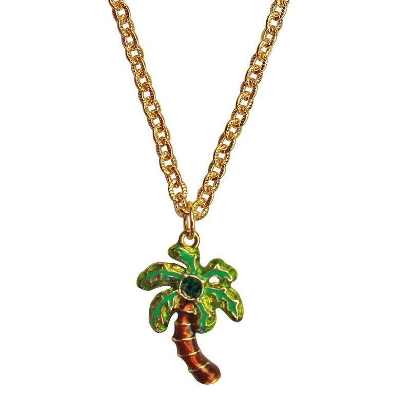 Royal Palms Two sided Charm Necklace | Necklace Jewelry