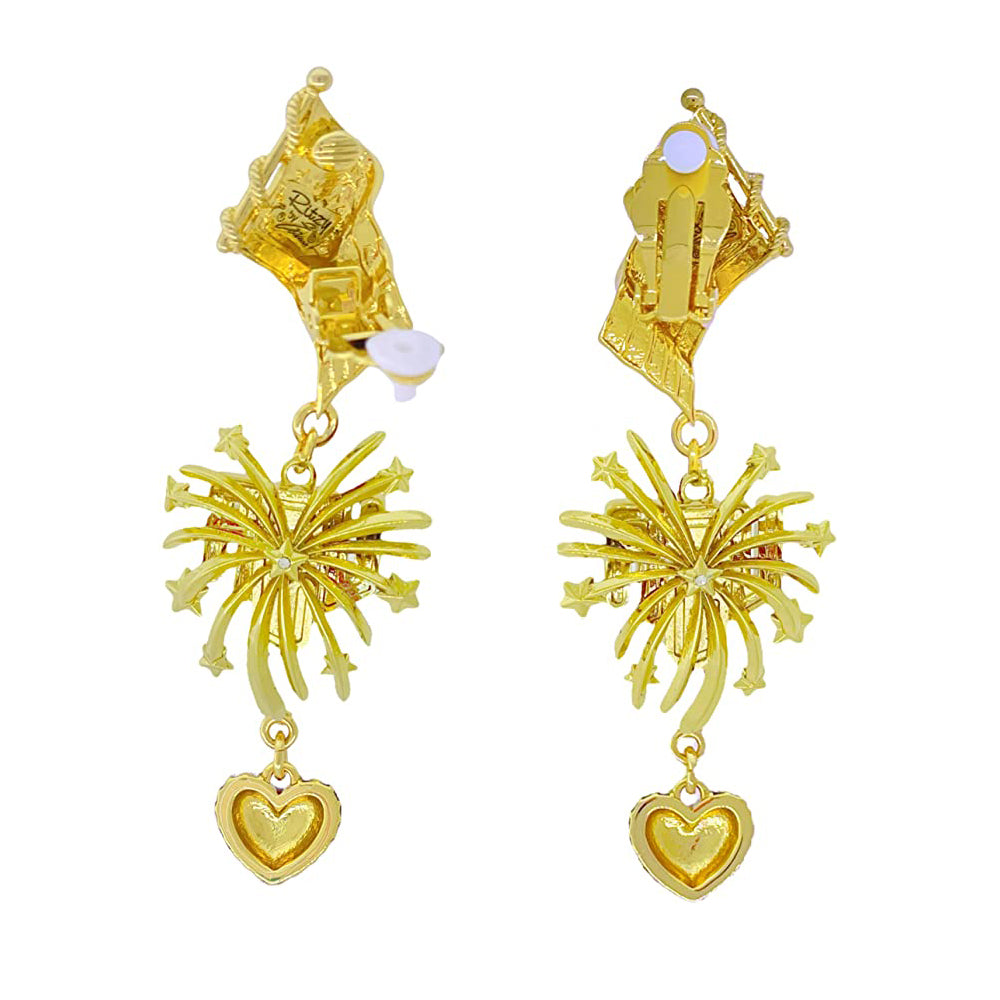 Priyanshi Creation Gold Flower Design Earrings