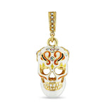 Halloween Sugar Skull Enhancer Charm by Ritzy Couture