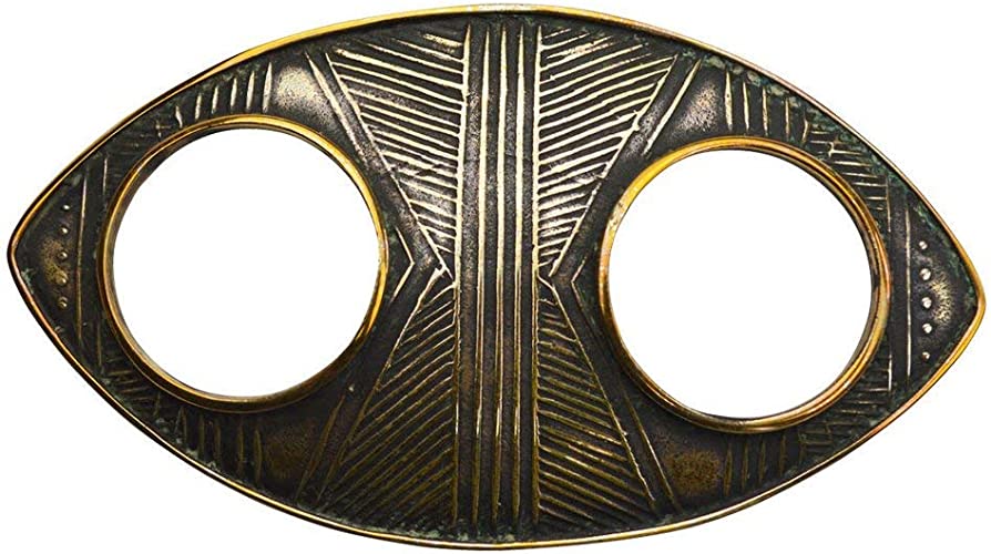 Tabra Jewelry Belt Buckles Antiqued Bronze Tribal Vision Vault BB02 - Bronze - Bronze