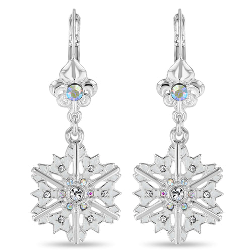 Winter Snowflake Dangle Earrings | Snowflake Earrings