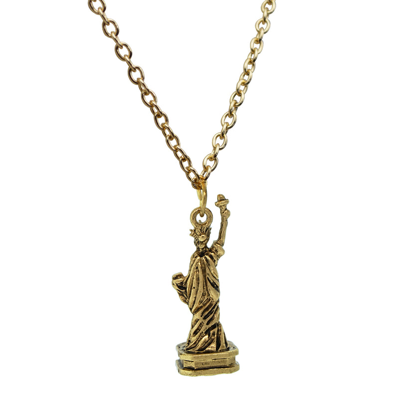 Statue of Liberty Travel Charm Necklace