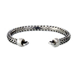 Tabra Jewelry 925 Sterling Silver Rich Hand Woven Bracelet Connector Chain CBR14