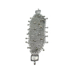 Tabra Jewelry 925 Silver Handmade Mesh Bracelet Connector Chain CBR35-6.25 (Med)