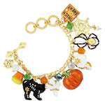 Trick or Treat Halloween Charm Bracelet by Ritzy Couture