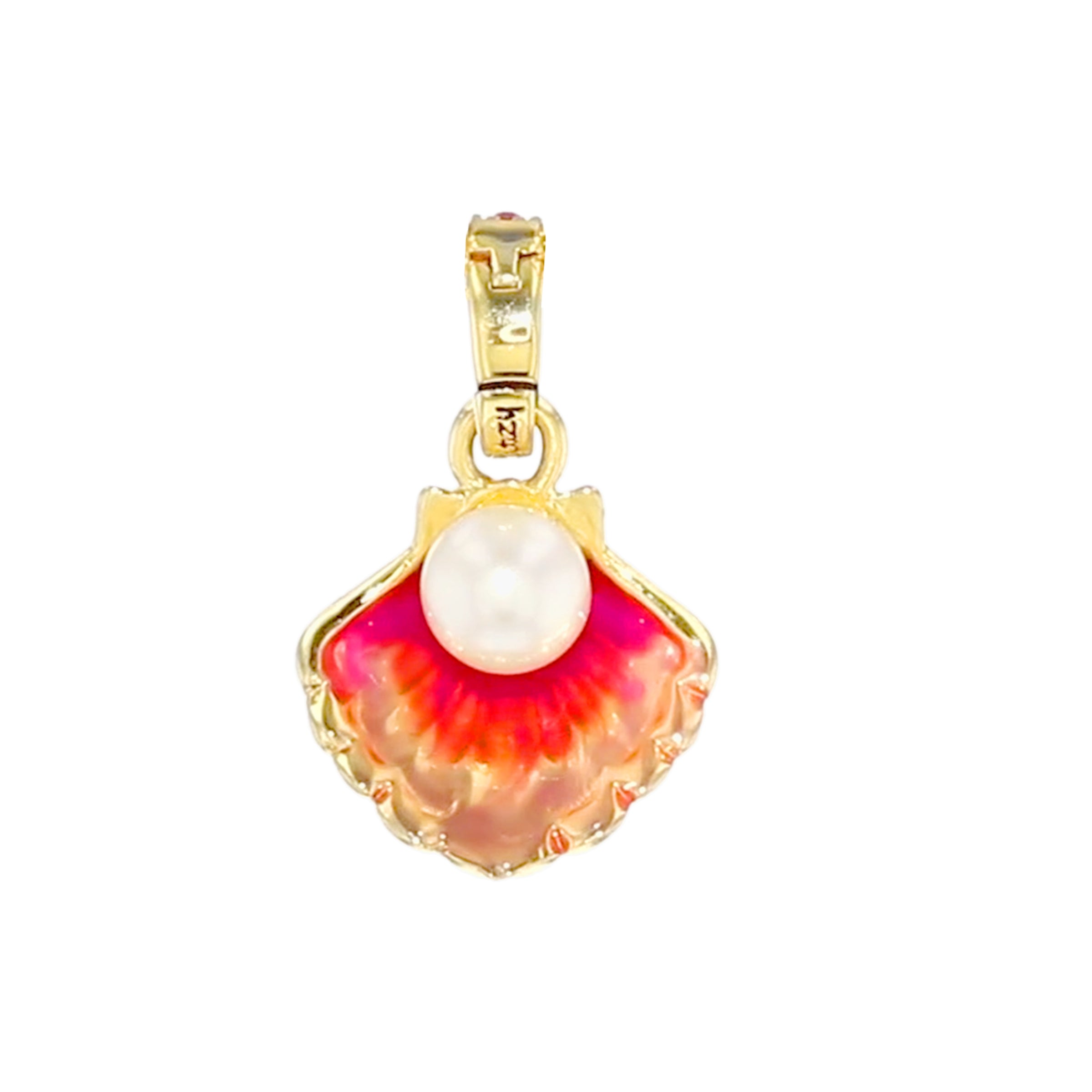 Scallop Sea Shell Pearl Enhancer Charm by Ritzy Couture